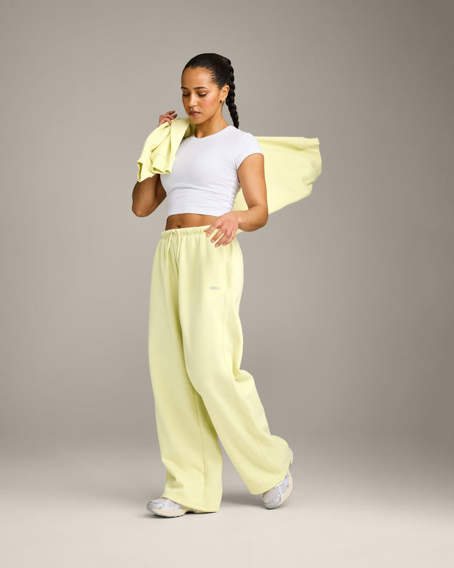 Foundations All Season Straight Leg Joggers | Pastel Yellow