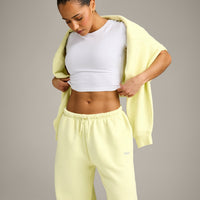 Foundations All Season Straight Leg Joggers | Pastel Yellow