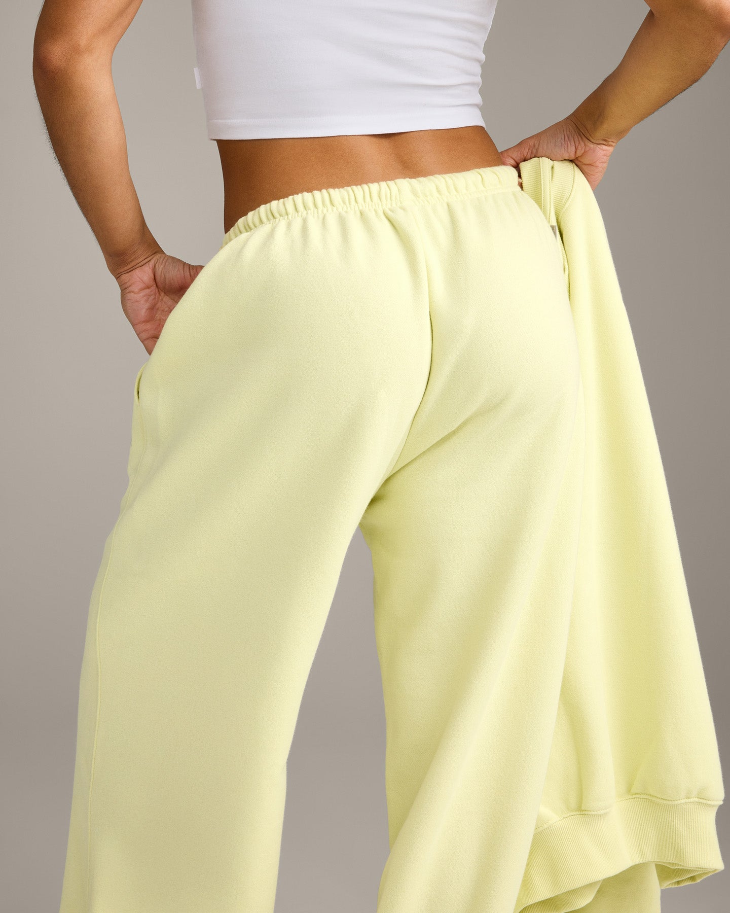 Foundations All Season Straight Leg Joggers | Pastel Yellow