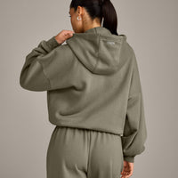 Foundations All Season Zip Through Hoodie | Alpine Green