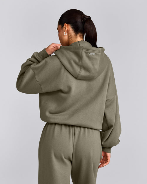 Foundations All Season Zip Up Hoodie | Alpine Green