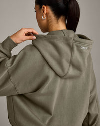 Foundations All Season Zip Through Hoodie | Alpine Green