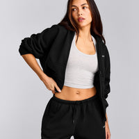Foundations All Season Zip Up Hoodie | Black