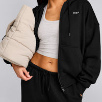 Foundations All Season Zip Up Hoodie | Black
