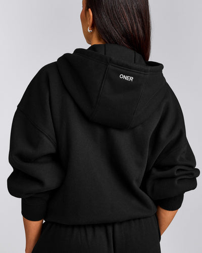 Foundations All Season Zip Up Hoodie | Black