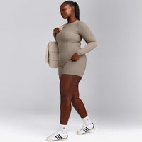 Mellow™ Motion Crew Neck Long Sleeve Top | Warm Minky