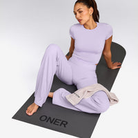 Mellow™ Motion Crew Neck Mid Top | Lavender Purple