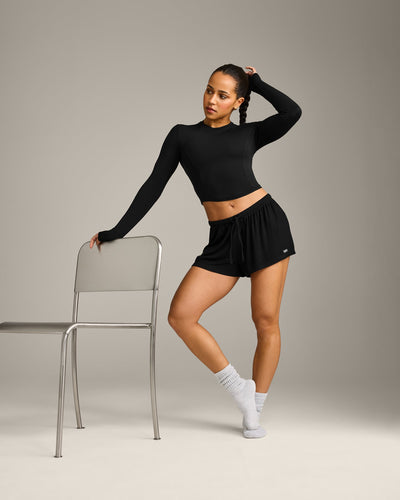 Oner At Home Night Shorts | Black