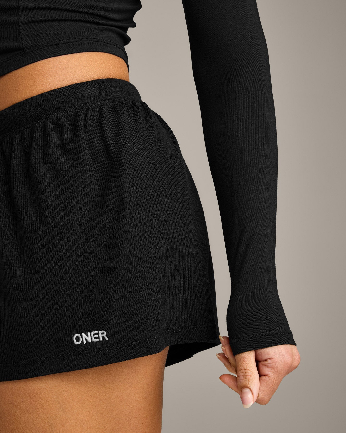 Oner At Home Night Shorts | Black