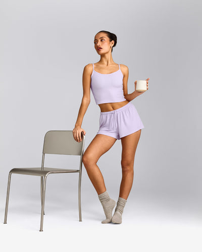Oner At Home Night Shorts | Light Lavender Purple
