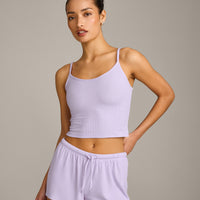 Oner At Home Night Strappy Mid Vest | Light Lavender Purple