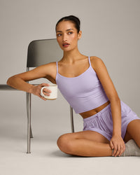 Oner At Home Night Strappy Mid Vest | Light Lavender Purple