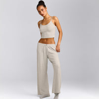 Oner At Home Night Strappy Mid Tank Top | Oat Marl