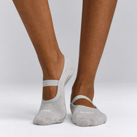Pilates Grip Socks 1 Pack | Gray Marl