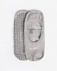 Pilates Grip Socks 1 Pack | Gray Marl