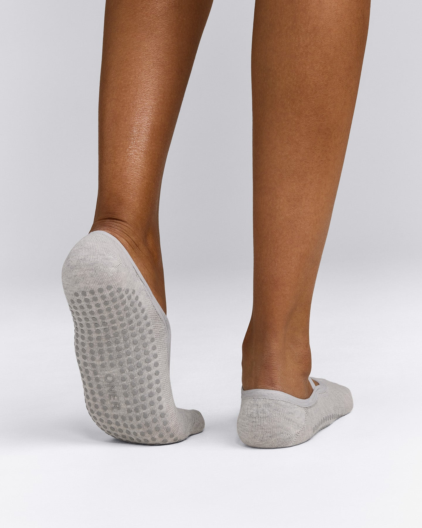 Pilates Grip Socks 1 Pack | Gray Marl