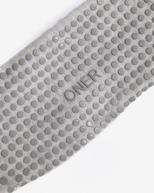 Pilates Grip Socks 1 Pack | Gray Marl