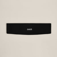 SoftMotion™ Headband with Grey Logo | Black