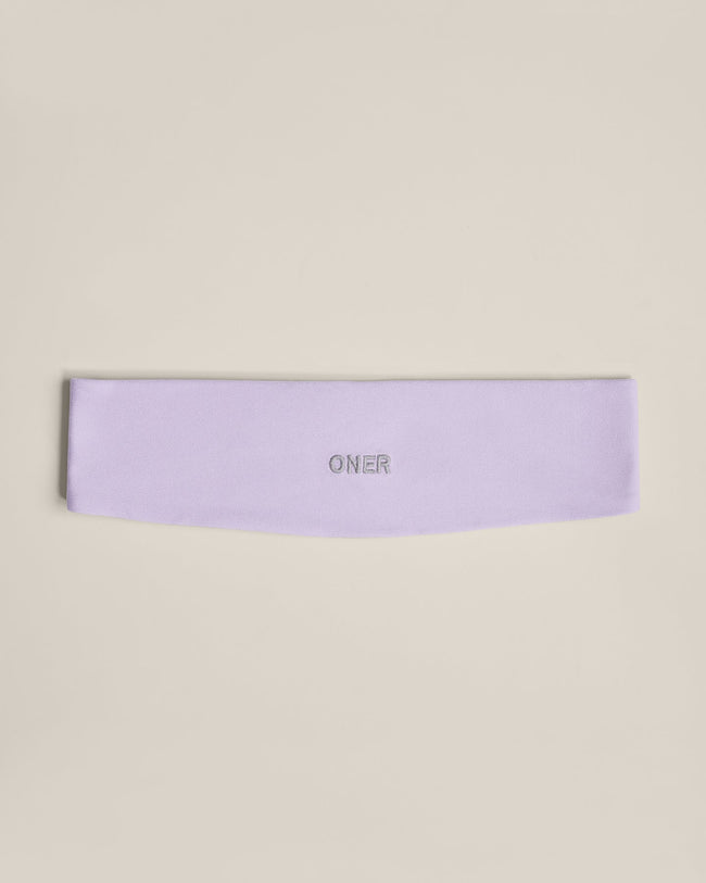 SoftMotion™ Headband with Grey Logo | Lavender Purple