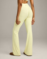 SoftMotion™ Flared Bottoms with Grey Logo | Pastel Yellow