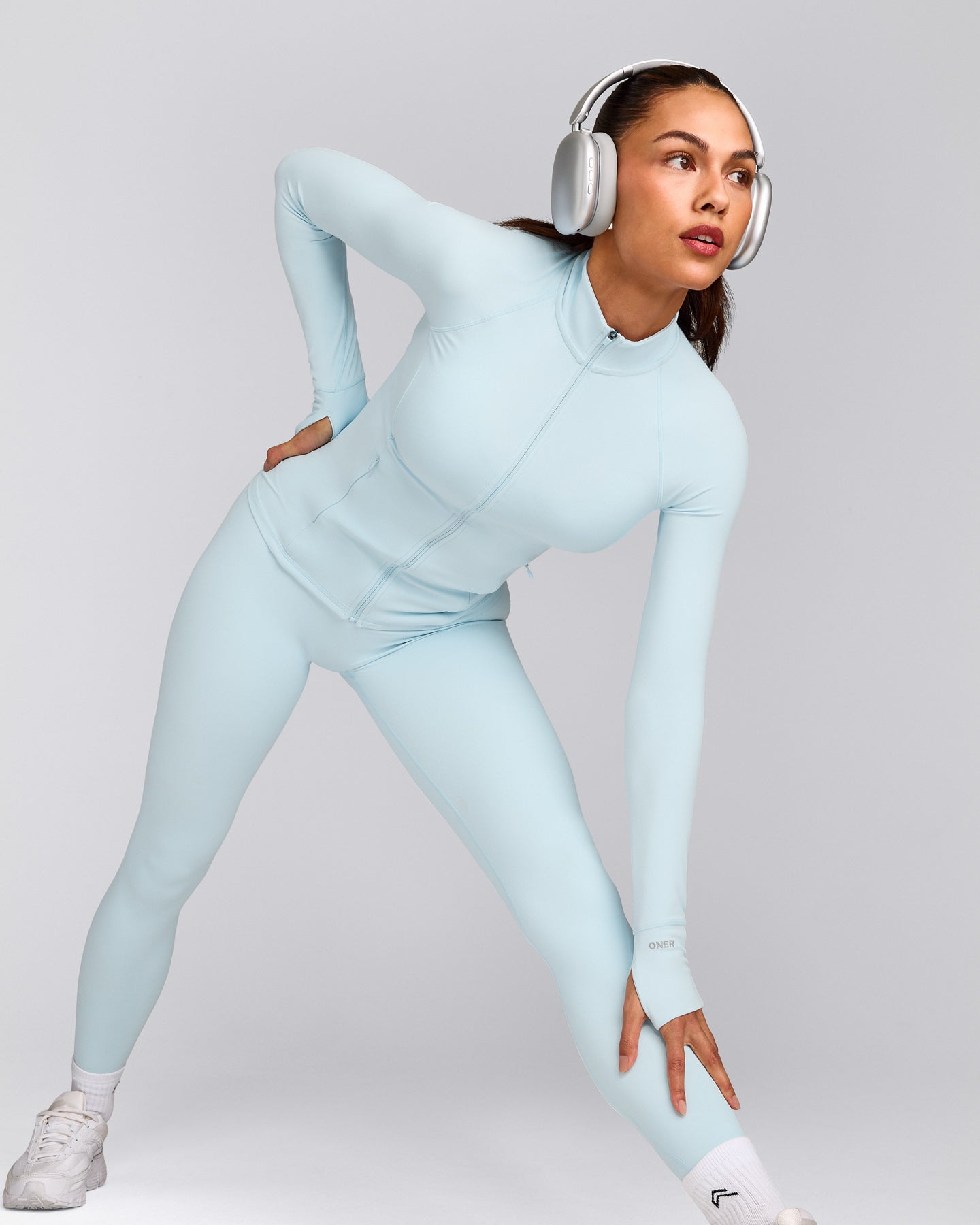 SoftMotion™ Jacket with Grey Logo | Cloud Blue