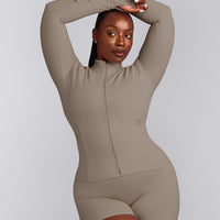 SoftMotion™ Jacket with Gray Logo | Minky
