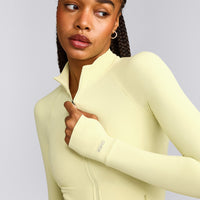 SoftMotion™ Jacket with Grey Logo | Pastel Yellow