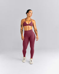 EnhanceLift™ Seamless High Rise Leggings New Branding | Burnt Maroon Red