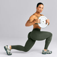 EnhanceLift™ Seamless Mid Rise Leggings | Dark Khaki