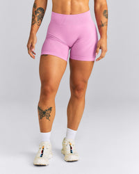 EnhanceLift™ Seamless Mid Rise Shorts New Branding | Rose Pink