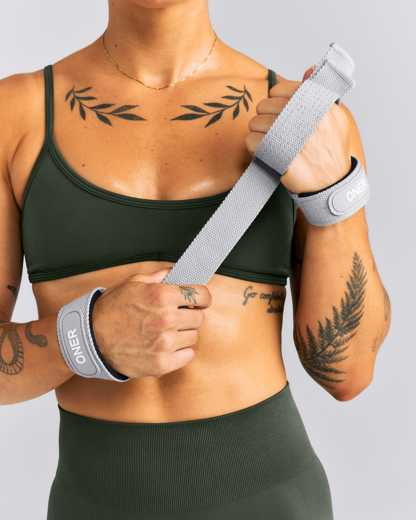 Lifting Straps New Branding | Platinum Gray