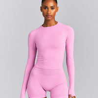 Oner Seamless Fitted Long Sleeve Top New Branding | Rose Pink