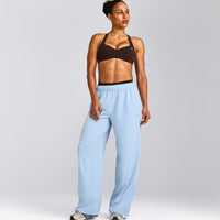 AirMove™ Straight Leg Trousers New Branding | Powdered Blue