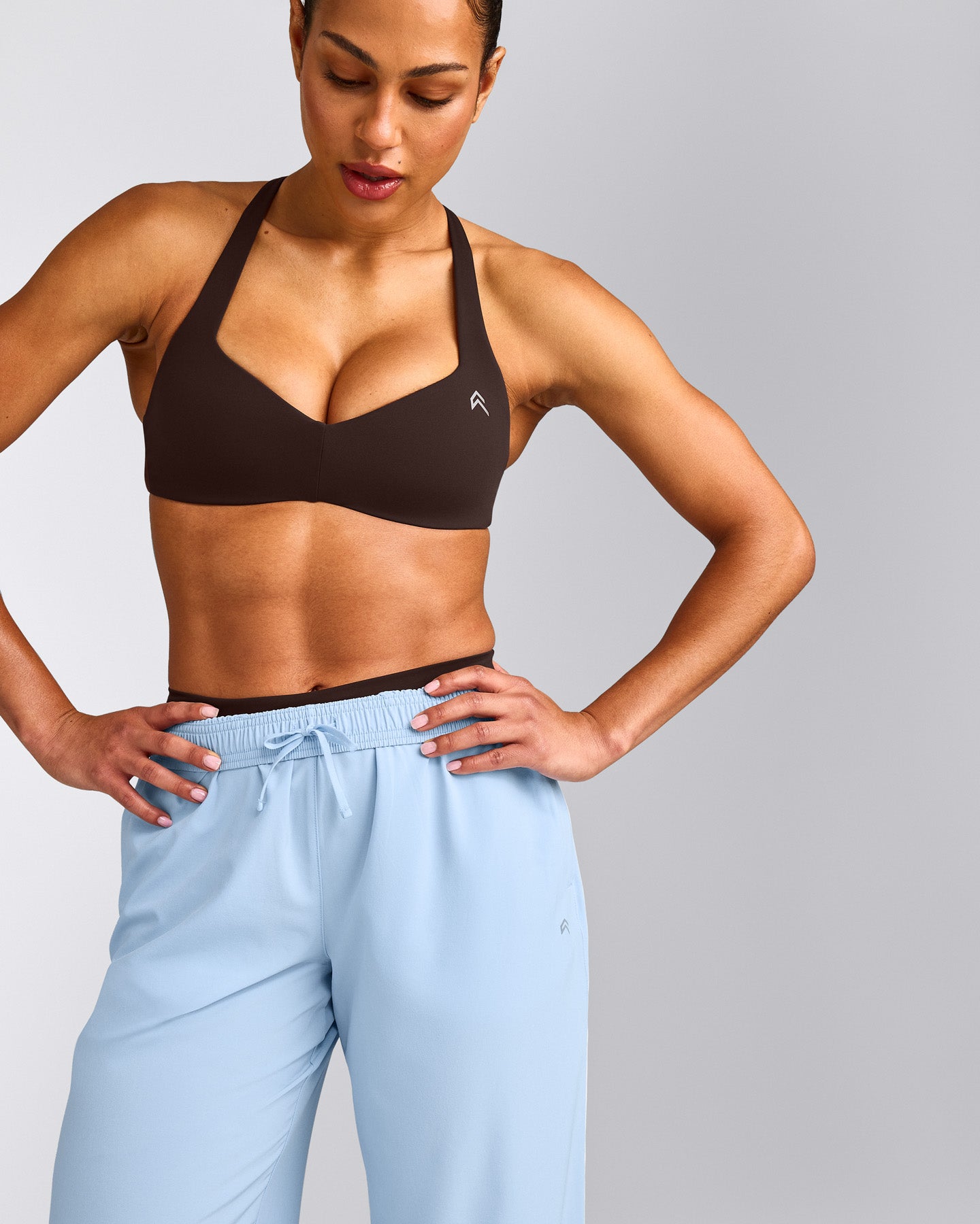 AirMove™ Straight Leg Trousers New Branding | Powdered Blue