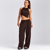 AirMove™ Straight Leg Trousers New Branding | 70% Cocoa