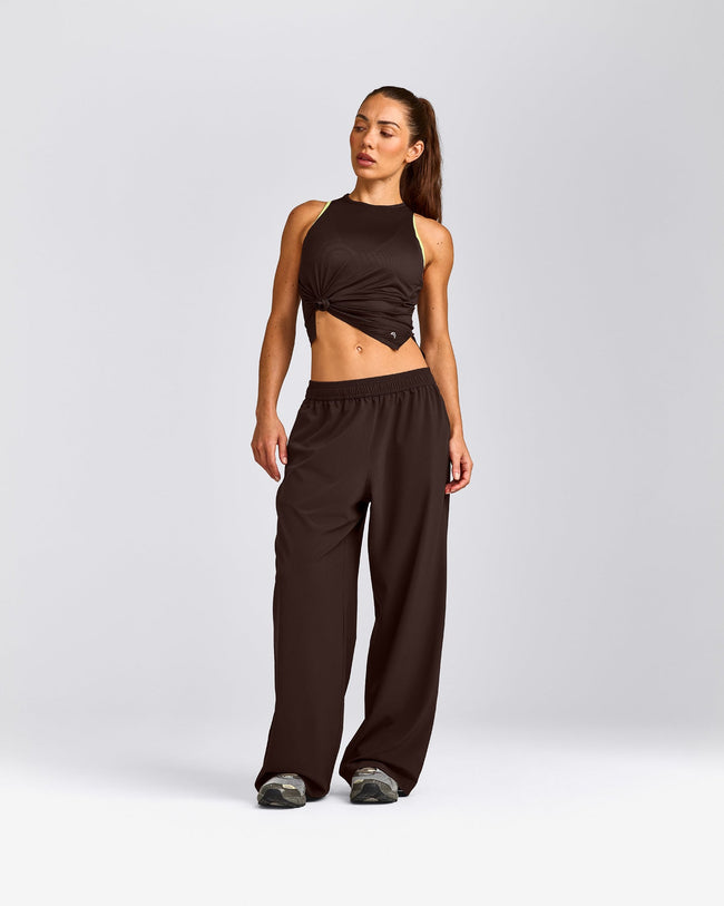 AirMove™ Straight Leg Trousers New Branding | 70% Cocoa