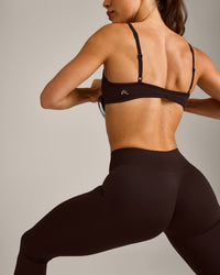 EnhanceLift™ Seamless Leggings with Grey Logo | 70% Cocoa