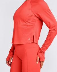 PrecisionMove™ Long Sleeve Top | Coral