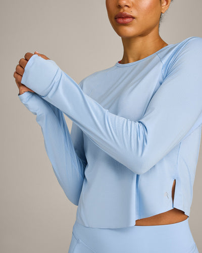 PrecisionMove™ Long Sleeve Top | Powdered Blue