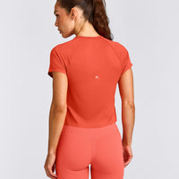 PrecisionMove™ Short Sleeve Top | Coral