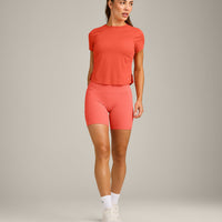 PrecisionMove™ Short Sleeve Top | Coral