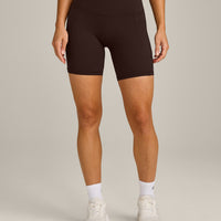 UnifiedMove™ Pocket Shorts 6" with Bonding with Reflective Logo | 70% Cocoa