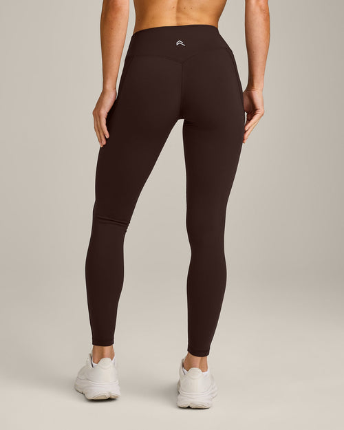 UnifiedMove™ Pocket Leggings with Bonding with Reflective Logo | 70% Cocoa