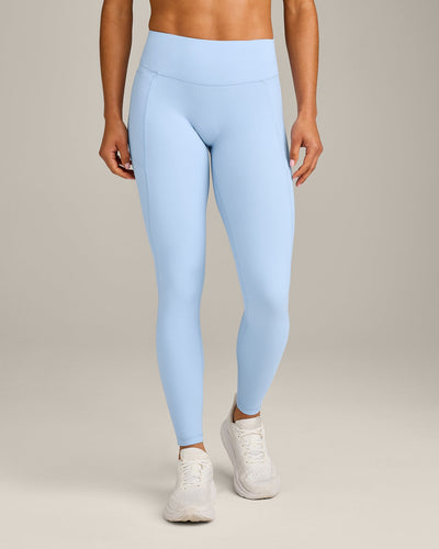 UnifiedMove™ Pocket Leggings with Bonding with Reflective Logo | Powdered Blue