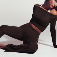 SoftMotion™ Flared Pants | 70% Cocoa