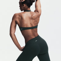 SoftMotion™ Straight Leg Bottoms with Grey Logo | Emerald Noir