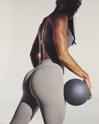 SoftMotion™ Wrap Leggings New Branding | Zinc Gray