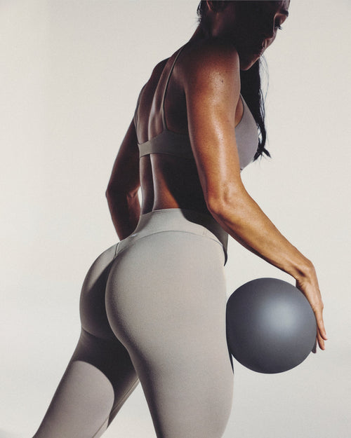 SoftMotion™ Wrap Leggings New Branding | Zinc Gray