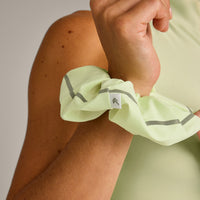 AirMove™ Reflective Scrunchie | Meadow Mist Green