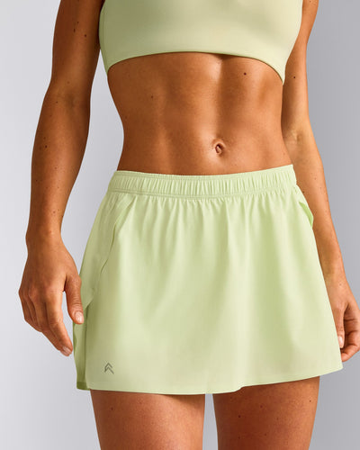 AirMove™ Skort with Pockets | Meadow Mist Green